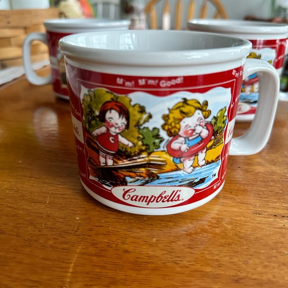 VINTAGE CAMPBELL'S SOUP KIDS COFFEE MUGS SEASONS HOUSTON HARVEST 2000 - Picture 5 of 8